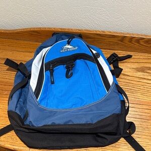 High Sierra Blue, Black, and White Men's Backpack